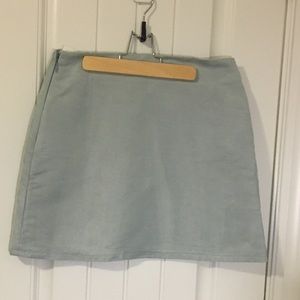 TRADED! NWT Faux suede mini skirt